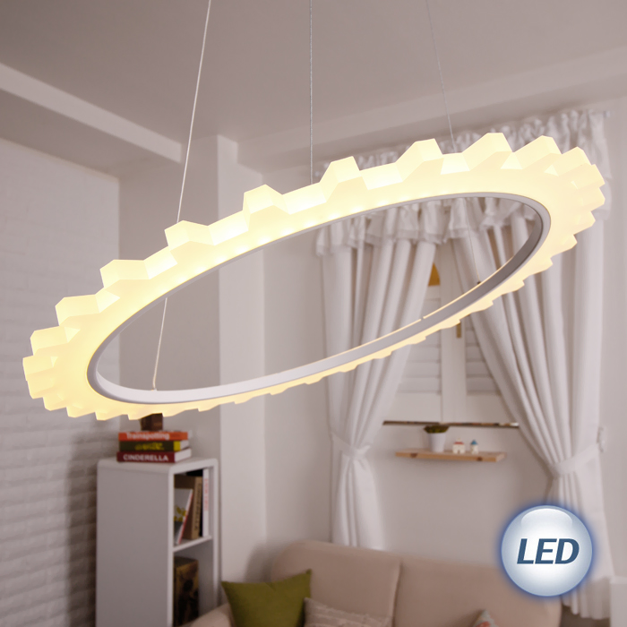  톱니 LED 25W 아크릴 펜던트