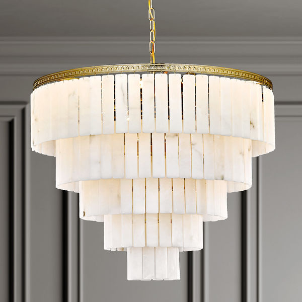 대리석 21등 샹들리에