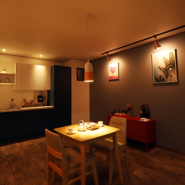 그라데이션 오렌지 1등 펜던트